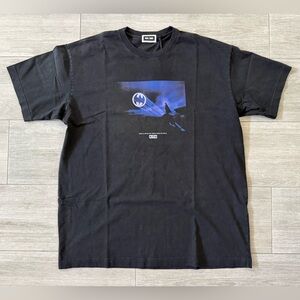 Men's KITH Batman Justice khm032745-001 Vintage Tee Black T-Shirt Size L Large